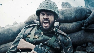Sidharth Malhotra in a still from Shershaah. Sidharth Malhotra in a still from Shershaah.