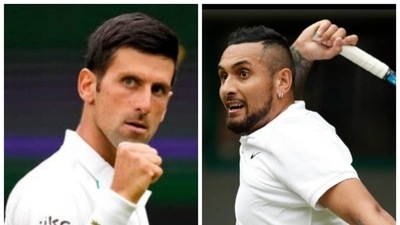 Djokovic needs our support, Kyrgios tells players (HT Collage) Djokovic needs our support, Kyrgios tells players (HT Collage)