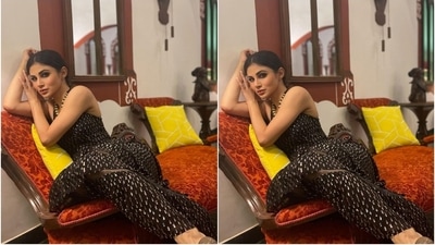 On the professional front, Mouni will be seen next in Brahmastra Part One: Shiva starring Alia Bhatt and Ranbir Kapoor in lead roles. The film, first instalment in Ayan Mukerji's three-part epic trilogy, also stars Amitabh Bachchan, Dimple Kapadia and Nagarjuna Akkineni. (Instagram/@imouniroy) On the professional front, Mouni will be seen next in Brahmastra Part One: Shiva starring Alia Bhatt and Ranbir Kapoor in lead roles. The film, first instalment in Ayan Mukerji's three-part epic trilogy, also stars Amitabh Bachchan, Dimple Kapadia and Nagarjuna Akkineni. (Instagram/@imouniroy)