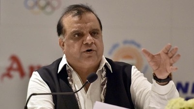 File photo of IOA chief Narinder Batra. (Hindustan Times via Getty Images) File photo of IOA chief Narinder Batra. (Hindustan Times via Getty Images)