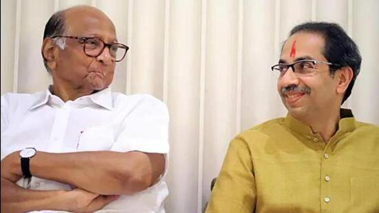 File photo of Maharashtra chief minister Uddhav Thackeray and NCP chief Sharad Pawar. The Shiv Sena was eager to replicate a Maharashtra Vikas Aghadi (MVA)-like experiment in Goa with the Congress and the NCP to take on the ruling BJP. File photo of Maharashtra chief minister Uddhav Thackeray and NCP chief Sharad Pawar. The Shiv Sena was eager to replicate a Maharashtra Vikas Aghadi (MVA)-like experiment in Goa with the Congress and the NCP to take on the ruling BJP.