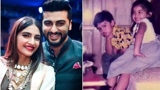 Boney Kapoor has shared a throwback pic of son Arjun Kapoor with Sonam Kapoor.