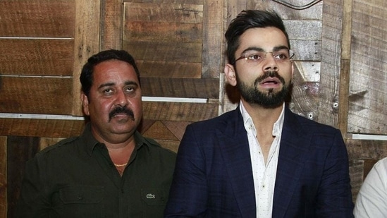 Rajkumar Sharma with Virat Kohli(Getty Images)