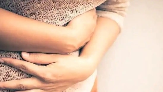 Abdominal bloating: Another bothersome symptom can be abdominal bloating. If you are one of them who are constantly bloated then just seek help. Lower abdominal pain could also be another sign of cervical cancer.(Shutterstock)