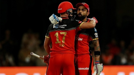 Virat Kohli and AB de Villiers (IPL)