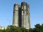 In its order on October 31, the Supreme Court gave three months to the Supertech group to demolish the towers. (Sunil Ghosh/HT Photo) In its order on October 31, the Supreme Court gave three months to the Supertech group to demolish the towers. (Sunil Ghosh/HT Photo)