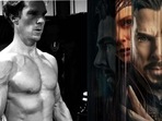 Benedict Cumberbatch training for his role in Doctor Strange in the Multiverse of Madness. Benedict Cumberbatch training for his role in Doctor Strange in the Multiverse of Madness.