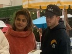 Priyanka Chopra and Nick Jonas at an LA restaurant on Sunday. Priyanka Chopra and Nick Jonas at an LA restaurant on Sunday.