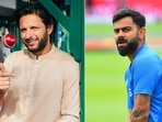 Shahid Afridi gave his opinion on Virat Kohli giving up India's Test captaincy. (Instagram/Getty) Shahid Afridi gave his opinion on Virat Kohli giving up India's Test captaincy. (Instagram/Getty)