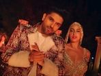 Guru Randhawa and Nora Fatehi in the Dance Meri Rani video.