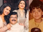 Priyanka Chopra with her parents and her brother. Priyanka Chopra with her parents and her brother.