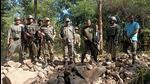 A Maoist memorial demolished by the troops of 44th Battalion ITBP and Chhattisgarh Police in a joint search operation in the jungles near Rajnandgaon district in December 2021 (ANI) A Maoist memorial demolished by the troops of 44th Battalion ITBP and Chhattisgarh Police in a joint search operation in the jungles near Rajnandgaon district in December 2021 (ANI)