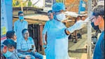 In view of the surge, the Assam government has decided to treat all new Covid-19 cases as that of the Omicron variant of the virus. Night curfew timings were increased from 10 pm to 6 am last week and from January 15, the government has banned entry of those not fully-vaccinated from public places, offices and means of transport. (PTI PHOTO.) In view of the surge, the Assam government has decided to treat all new Covid-19 cases as that of the Omicron variant of the virus. Night curfew timings were increased from 10 pm to 6 am last week and from January 15, the government has banned entry of those not fully-vaccinated from public places, offices and means of transport. (PTI PHOTO.)