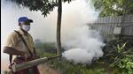 An MCD worker fumigating an area. Delhi recorded 9,613 dengue cases and 23 fatalities in 2021, making it the second worst annual outbreak on record. (HT Archive) An MCD worker fumigating an area. Delhi recorded 9,613 dengue cases and 23 fatalities in 2021, making it the second worst annual outbreak on record. (HT Archive)