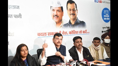 AAP is also using its Delhi formula for selection of candidates based on triple ‘C’ which stands for crime, corruption and character. (HT)