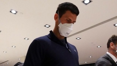 Serbian tennis player Novak Djokovic walks in Melbourne Airport before boarding a flight, (File image) (REUTERS)