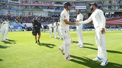 Alastair Cook and Virat Kohli in 2018.&nbsp; (Getty)