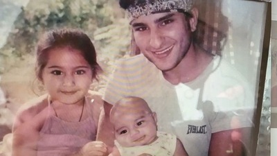 Saif Ali Khan with Sara Ali Khan and Ibrahim Ali Khan. Saif Ali Khan with Sara Ali Khan and Ibrahim Ali Khan. 