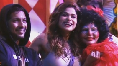 Nishant Bhat, Shamita Shetty and Rakhi Sawant on Bigg Boss 15.