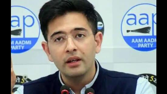 AAP leader Raghav Chadha.