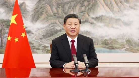 Xi touted China's efforts to share vaccines, fight climate change and promote development in the opening speech of a virtual gathering hosted by the World Economic Forum. (HT_PRINT) Xi touted China's efforts to share vaccines, fight climate change and promote development in the opening speech of a virtual gathering hosted by the World Economic Forum. (HT_PRINT)