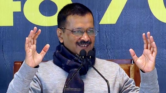 On January 11, chief minister Arvind Kejriwal announced free online yoga classes by professionally trained teachers for Covid patients being treated at home. (ANI file photo)