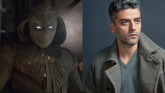The first look at Oscar Isaac as Moon Knight from the Disney+ series.
