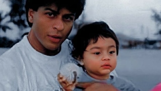 Aryan Khan was born to Shah Rukh and Gauri in 1997.