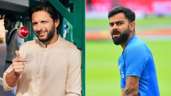 Shahid Afridi gave his opinion on Virat Kohli giving up India's Test captaincy.&nbsp;(Instagram/Getty)