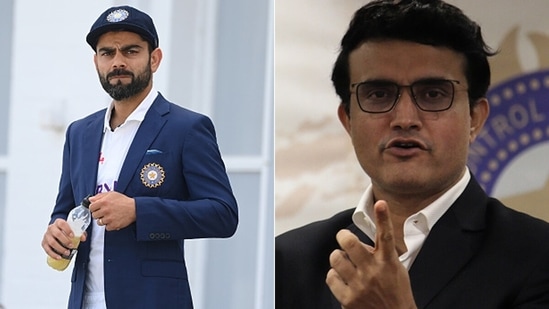 Virat Kohli and Sourav Ganguly.&nbsp;(Getty Images)