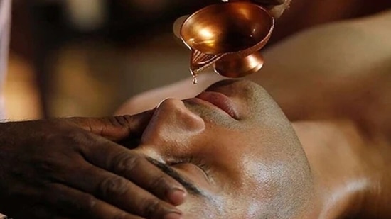 1. Nasya: Instilling 2-3 drops of cow's ghee in both nostrils at bedtime can help improve quality of your hair.(Pinterest)