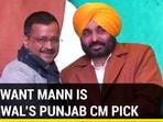 BHAGWANT MANN IS KEJRIWAL’S PUNJAB CM PICK