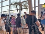 Passengers at the boarding gate of Abu Dhabi Airport (Used only for representation) Passengers at the boarding gate of Abu Dhabi Airport (Used only for representation)