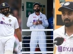 Rohit Sharma (L) and KL Rahul (R) are the top contenders to replace Virat Kohli as India's Test captain. (Getty Images) Rohit Sharma (L) and KL Rahul (R) are the top contenders to replace Virat Kohli as India's Test captain. (Getty Images)