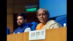 Finance minister Nirmala Sitharaman accused the Congress-led United Progressive Alliance government for perpetrating the Devas Multimedia scam (Sanjeev Verma/HT PHOTO) Finance minister Nirmala Sitharaman accused the Congress-led United Progressive Alliance government for perpetrating the Devas Multimedia scam (Sanjeev Verma/HT PHOTO)