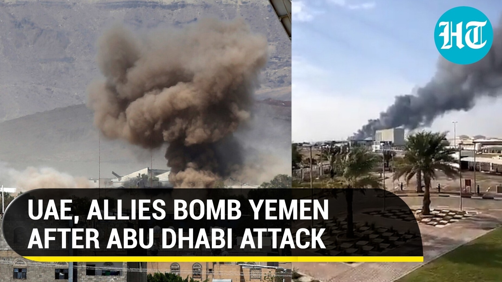 14 Killed As Saudi Uae Coalition Hits Back At Houthis After Attack On Abu Dhabi Hindustan Times