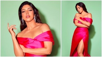 Bhumi Pednekar left moviegoers awestruck with her debut film Dum Laga Ke Haisha where she was seen playing the role of an overweight girl. The actor then made headlines for shedding those extra kilos and impressing the fashion police with her glamorous looks. The actor recently made heads turn in fancy gowns as she turned cover for a magazine. (Instagram/@bhumipednekar) Bhumi Pednekar left moviegoers awestruck with her debut film Dum Laga Ke Haisha where she was seen playing the role of an overweight girl. The actor then made headlines for shedding those extra kilos and impressing the fashion police with her glamorous looks. The actor recently made heads turn in fancy gowns as she turned cover for a magazine. (Instagram/@bhumipednekar)