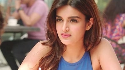 Nidhhi Agerwal in a still from Munna Michael. Nidhhi Agerwal in a still from Munna Michael.