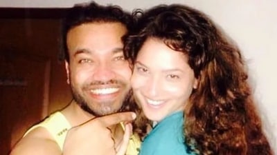 Ankita Lokhande shared a photo with Vicky Jain.