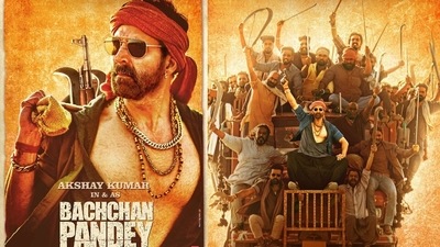 Akshay Kumar has shared two new Bachchan Pandey posters.&nbsp;