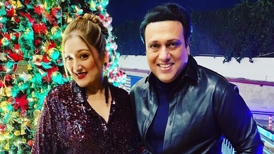 Govinda with wife Sunita.&nbsp;