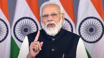 Prime Minister Narendra Modi's interaction will take place virtually since the Election Commission has banned physical rallies in view of Covid-19.&nbsp; (PTI Photo)