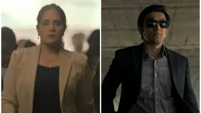 The Great Indian Murder: While Richa Chadha plays a police officer, Pratik Gandhi works for the CBI in the show. The Great Indian Murder: While Richa Chadha plays a police officer, Pratik Gandhi works for the CBI in the show.