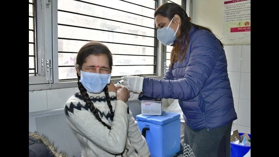 Ludhiana reported three Covid-related deaths and 914 fresh Covid cases in the last 24 hours, marking the first time in five days that the district logged less than 1,000 new infections. (HT File)