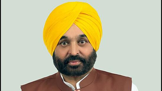 Aam Aadmi Party’s Bhagwant Mann was named as the party's chief ministerial candidate on Tuesday. (ANI)