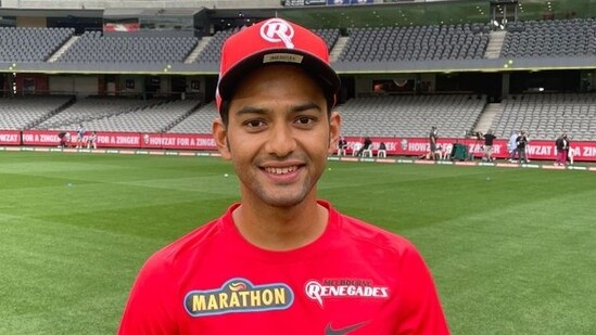 Unmukt Chand becomes first Indian to play in Big Bash League(MELBOURNE RENEGADES/TWITTER)