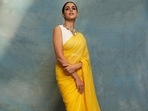 Genelia D'Souza's sizzling sheer yellow saree reminds of Sridevi from Chandni (Instagram/geneliad) Genelia D'Souza's sizzling sheer yellow saree reminds of Sridevi from Chandni (Instagram/geneliad)
