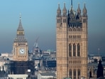 London view from the Elizabeth Tower, commonly known as Big Ben, at the Palace of Westminster. England set to lift Covid-19 travel rules betting Omicron has peaked London view from the Elizabeth Tower, commonly known as Big Ben, at the Palace of Westminster. England set to lift Covid-19 travel rules betting Omicron has peaked 