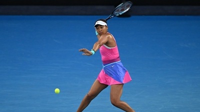 Naomi Osaka in action during her second round match against Madison Brengle&nbsp; (REUTERS)