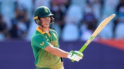 Dewald Brevis in action. (Cricket South Africa) Dewald Brevis in action. (Cricket South Africa)